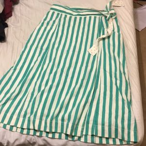 Maeve for Anthropologie Wrap Midi Skirt